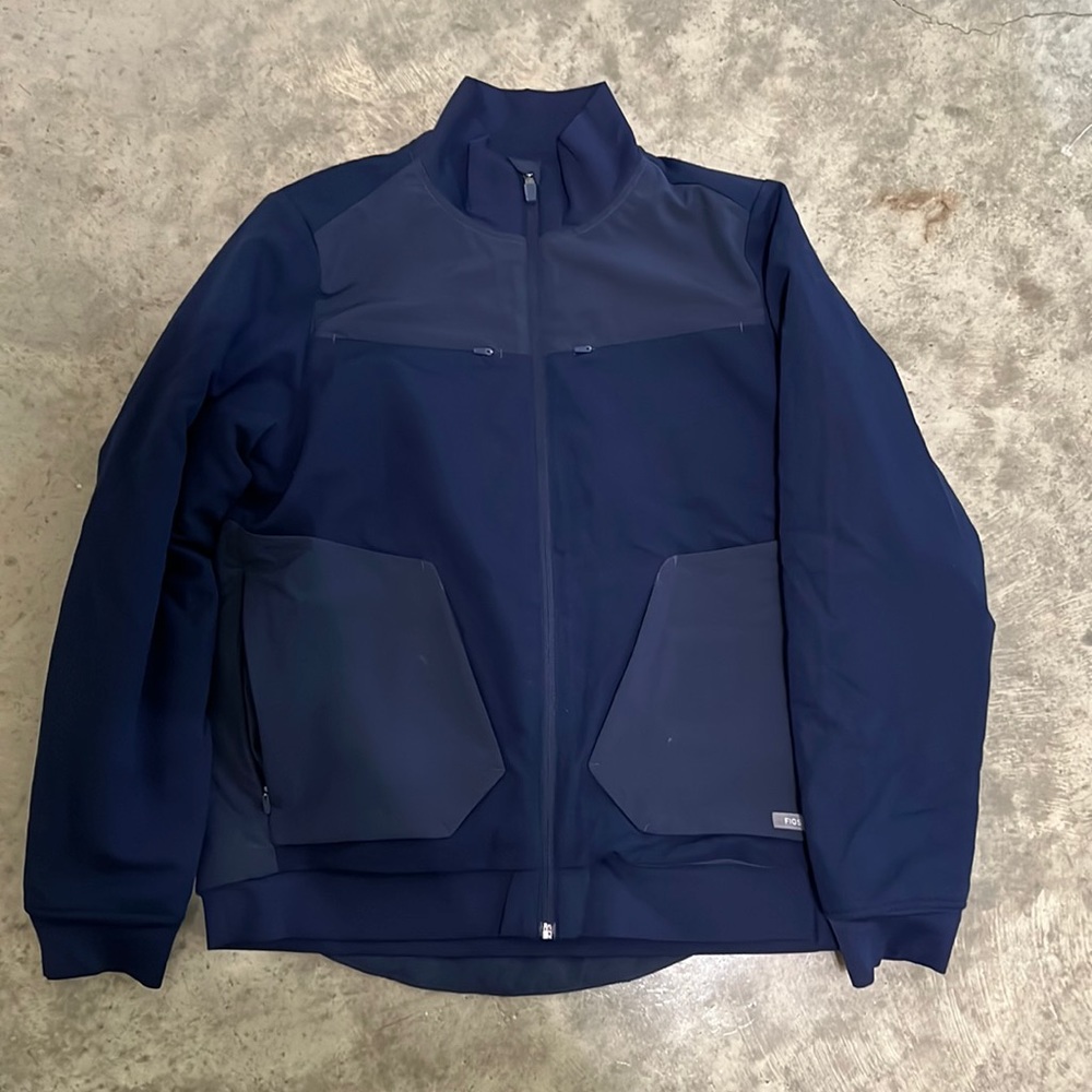 Figs Women’s Morven Insulated Jacket navy Blue sz Small